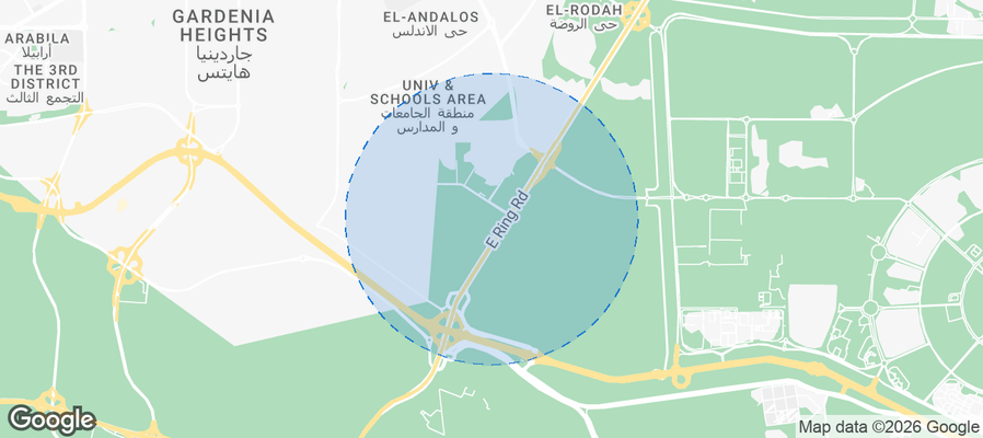 El Fawala Airbnb map